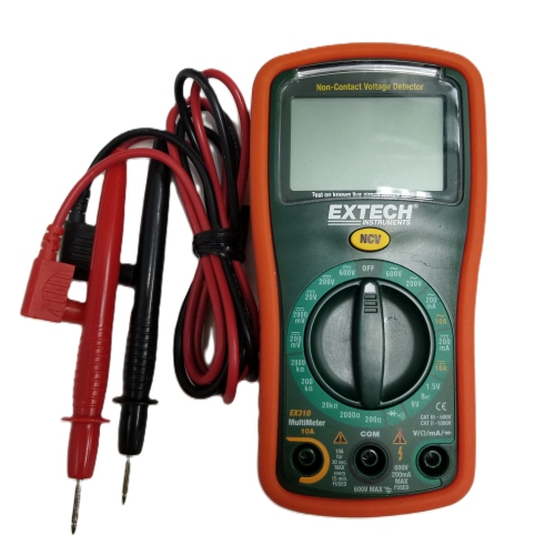 Remis à neuf Extech EX310 multimètre de portée manuel et détecteur de tension, 600&nbsp;V/10&nbsp;A