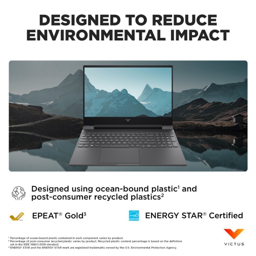 Portable de jeu 144&nbsp;Hz IPS HD intégrale Victus 15,6 po de HP - Ryzen 5-7535HS d'AMD - mémoire 32&nbsp;Go DDR5 Go - Radeon RX 6550&nbsp;M d'AMD -