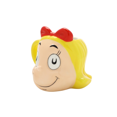 La grande tasse en céramique sculptée Cindy Lou Who 3,5 oz de Grinch