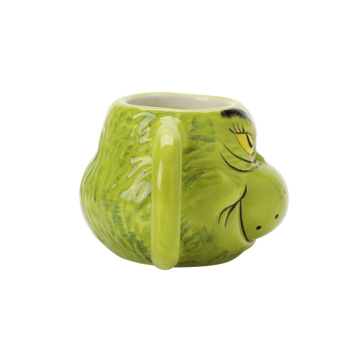La tasse en céramique sculptée 3,5 oz de Grinch