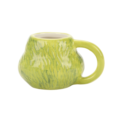 La tasse en céramique sculptée 3,5 oz de Grinch