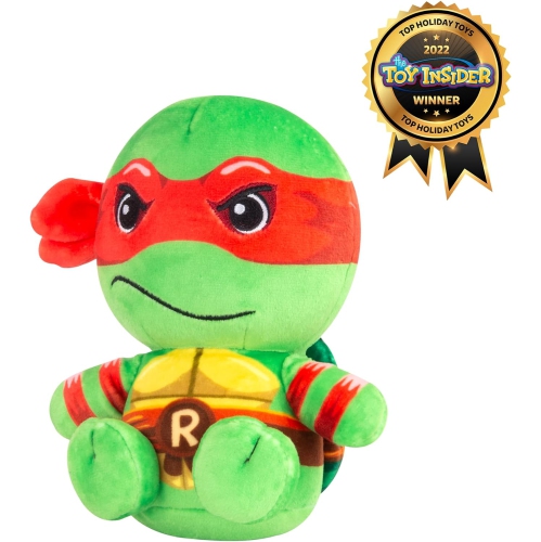 Club Mocchi-Mocchi- Teenage Mutant Ninja Turtles Plush — TMNT Raphael Plushie — Officially Licensed Collectible Squishy Turtle Plushies — 6 Inch