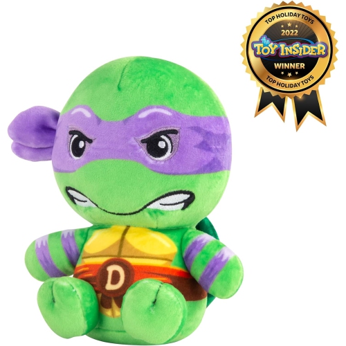 Club Mocchi Mocchi- Teenage Mutant Ninja Turtles Plush — TMNT Donatello — Collectible Squishy Turtle Plushies — 6 Inch
