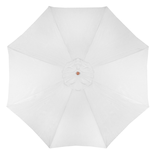 Outdoor Patio Market Umbrella with Wooden Pole - 8.5' - White