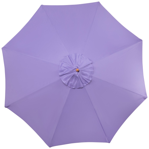 Outdoor Patio Market Umbrella with Wooden Pole - 8.5' - Purple