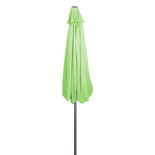 7.5' Outdoor Patio Market Umbrella with Hand Crank - Lime Green