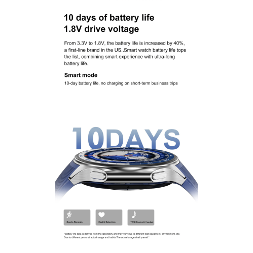 TUTT Smartwatch for Men AMOLED Ultra-Slim/Light 1.43" HD | 4GB RAM AI | 3 Straps Leather & Rubber | Always-On Dial Smart Watch