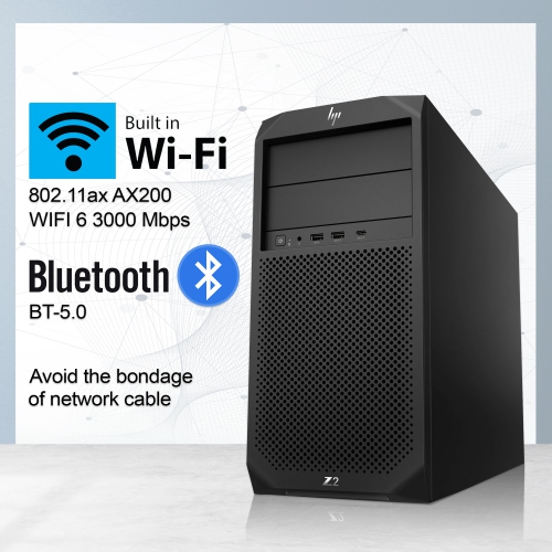 Refurbished - HP Z2 Tower G4 Powerful Workstation Windows 11 Pro Desktop PC, Intel i7 8th Gen Processor, 16GB DDR4 RAM, 2TB NVMe SSD, 1TB HDD, RGB