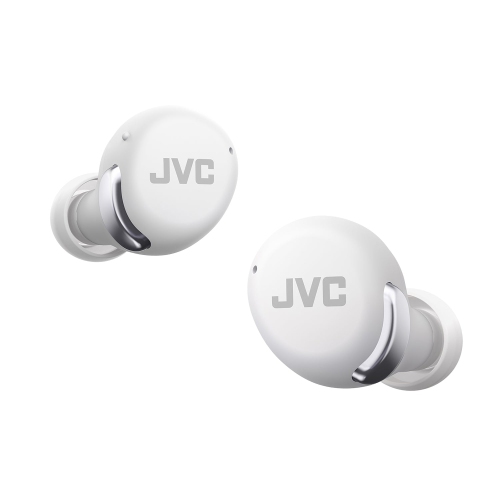 JVC - Compact Noise Cancelling Headphones with Microphone and Touch Control, White