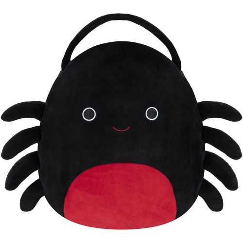 JAZWARES  Squishmallows 10-Inch Bella The Spider Plush Halloween Treat Pail - Ultrasoft Stuffed Plush Treat Pail, Official Kelly Toy Plush