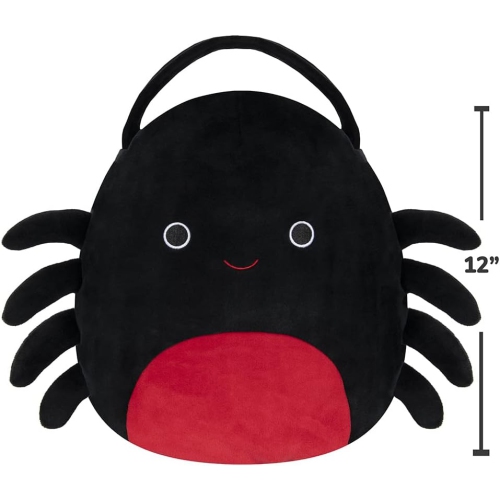 Squishmallows 10-Inch Bella The Spider Plush HALLOWEEN Treat Pail - Ultrasoft Stuffed Plush Treat Pail, Official Kelly Toy Plush