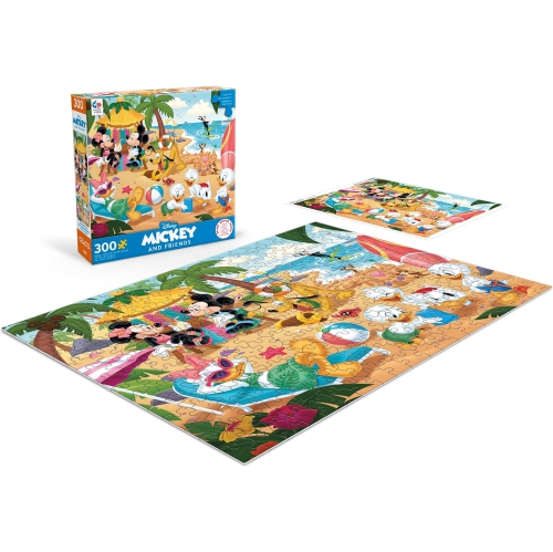 Ceaco - Disney - Mickey & Minnie at the Beach - 300 Piece Jigsaw Puzzle
