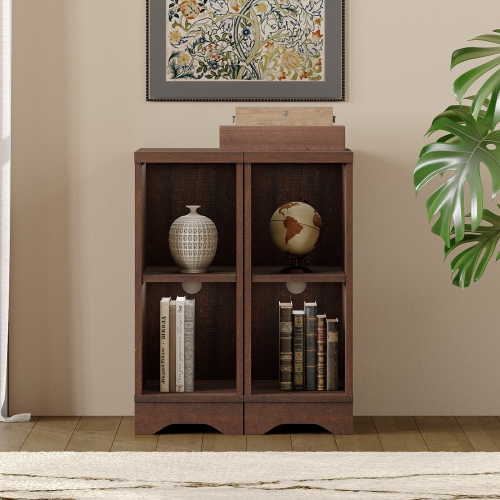 WAMPAT Fireplace TV Stand Farmhouse Sliding Barn Door Entertainment Center for TVs Up to 100 inches,Wood TV Media Console Table Cabinet Storage for