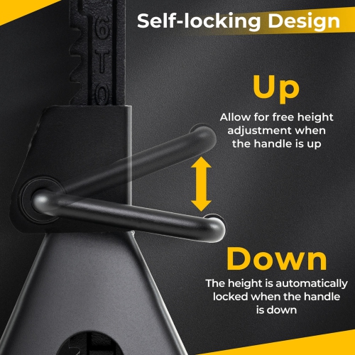 Costway 4 Pairs 13,000 lbs Capacity Jack Stands with 14"-23" Adjustable Height