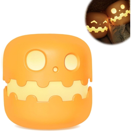 YOULIGHTS Pumpkin Night Light, Creative Rechargeable Led Cozy Lamps for Bedroom With Timer, Press to Light, Dimmable Bedside Lamp, Perfect for Birthday, Halloween & Christmas Presents