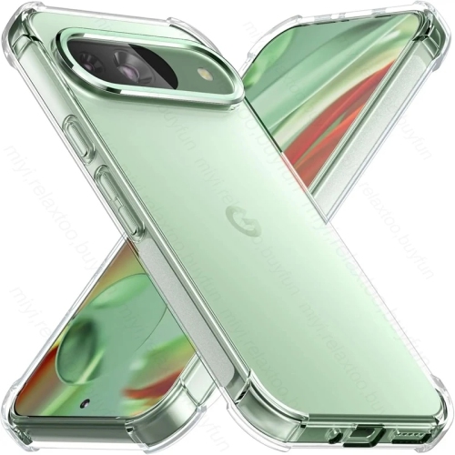 Google Pixel 9 Case Luxury Transparent Airbag Shockproof Case for Pixel 9