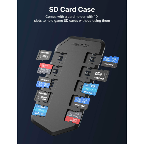 JSAUX Carrying Case Bag for Handheld Steam Deck / OLED ROG Ally / X PlayStation Portal Switch - Grey