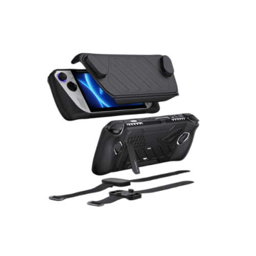 JSAUX ModCase for ROG Ally with Detachable Front Shell, Protective Case, Metal Bracket and Strap Compatible with ASUS ROG Ally Accessories Basic Set
