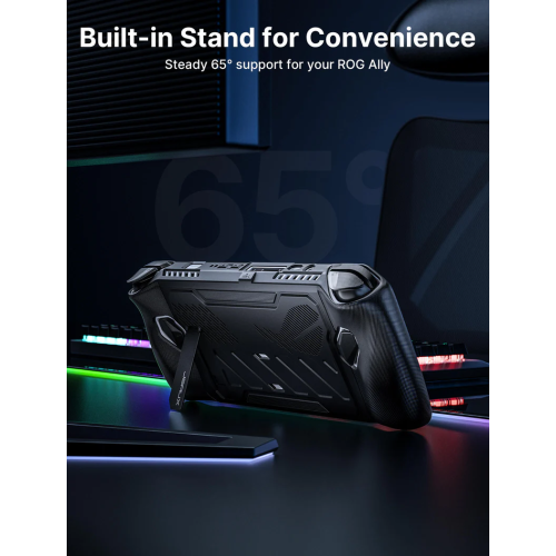 JSAUX ModCase for ROG Ally with Detachable Front Shell, Protective Case, Metal Bracket and Strap Compatible with ASUS ROG Ally Accessories Basic Set