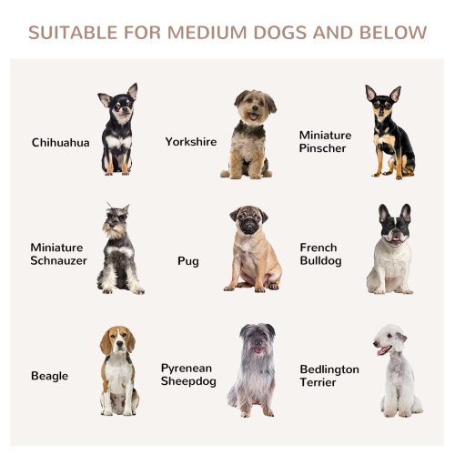 PawHut Dog Crate Furniture, 32" Dog Kennel Side End Table with Three Doors, Locks, Dog Cage for Indoor Use, for Small Medium Dogs, Grey