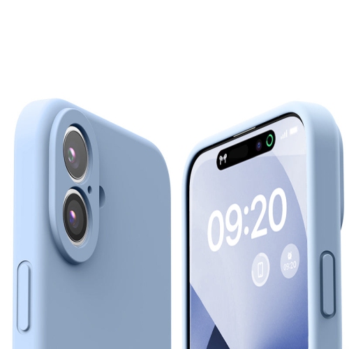 Étui souple bleu marine mat de PANDACO pour iPhone 16