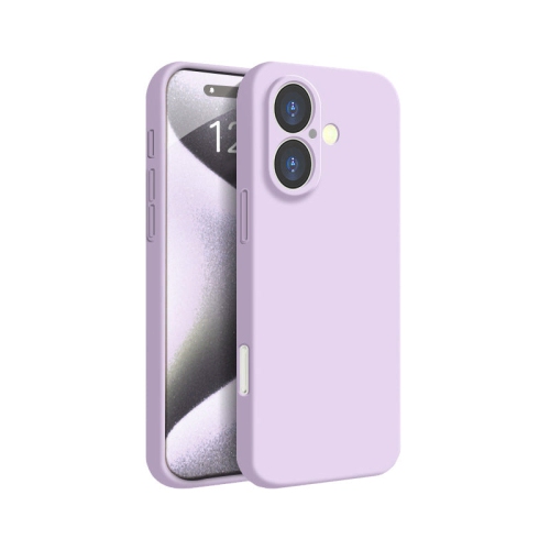 Étui souple violet pastel de PANDACO pour iPhone 16