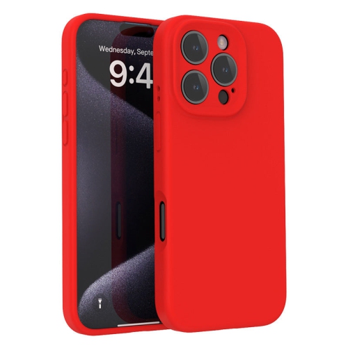 PANDACO Soft Shell Matte Red Case for iPhone 16 Pro Max