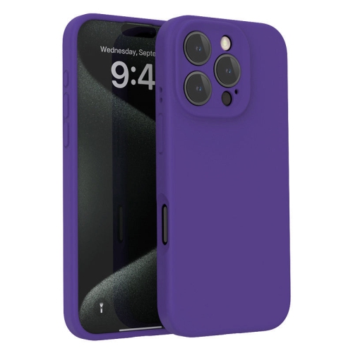 PANDACO Soft Shell Matte Violet Case for iPhone 16 Pro Max