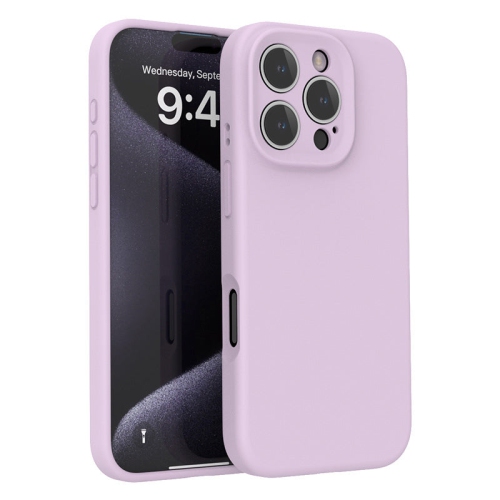 PANDACO Soft Shell Matte Pastel Purple Case for iPhone 16 Pro Max