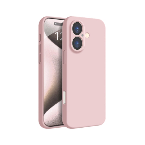 PANDACO Soft Shell Matte Pink Case for iPhone 16 Plus