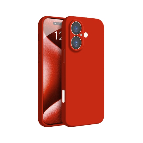 PANDACO Soft Shell Matte Red Case for iPhone 16 Plus