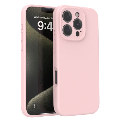 Étui souple rose mat de PANDACO pour iPhone 16 Pro