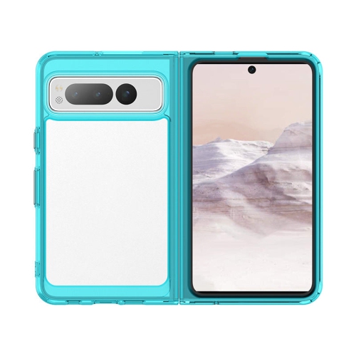 PANDACO Acrylic Mint Hard Clear Case for Google Pixel Fold