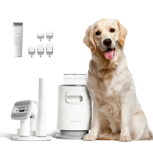 Neakasa P0 Pro Pet Grooming System: 99% Pet Hair Vacuum and Low-Noise Grooming Kit for Easy, Stress-Free Grooming at Home