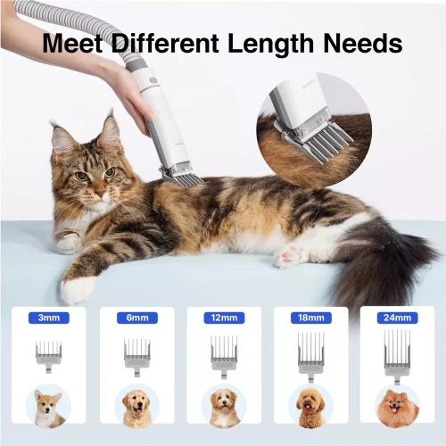 Neakasa P0 Pro Pet Grooming System: 99% Pet Hair Vacuum and Low-Noise Grooming Kit for Easy, Stress-Free Grooming at Home