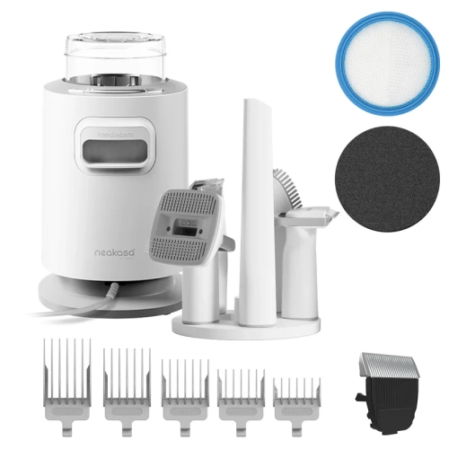 Neakasa P0 Pro Pet Grooming System: 99% Pet Hair Vacuum and Low-Noise Grooming Kit for Easy, Stress-Free Grooming at Home