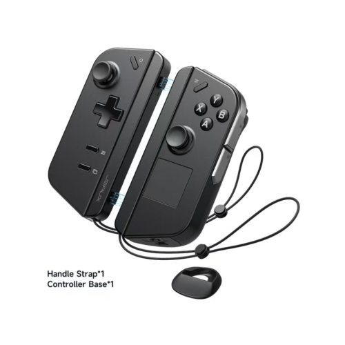JSAUX Magnetic Handle Strap Kit and support base set for Legion Go | Designed for FPS Mode | Magnetic Connection 2-Pack（GP0022A）- Black