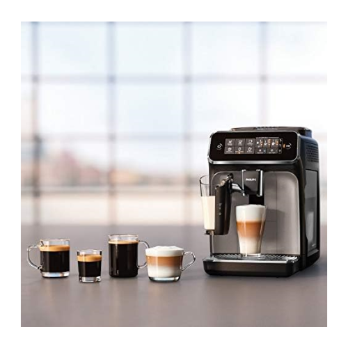 Philips 3200 Series Fully Automatic Espresso Machine w/ LatteGo, Silver, EP3246/74