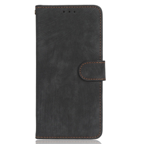 PANDACO Black Suede Wallet Case for iPhone 16 Plus