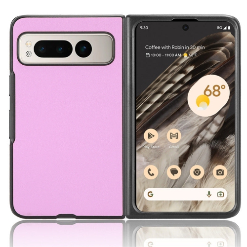 PANDACO Pink Leather Case for Google Pixel Fold