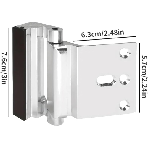 2PCS Silver Color Home Security Door Lock