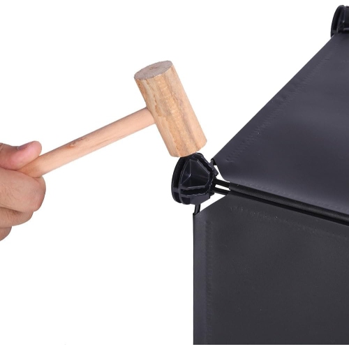 Cube Storage Shelf Bookshelf with Metal Hammer