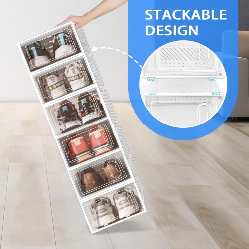 Foldable Space-Saving Shoe Rack for Sneaker