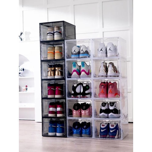 Foldable Space-Saving Shoe Rack for Sneaker Boot Upto US Size 11 Conta