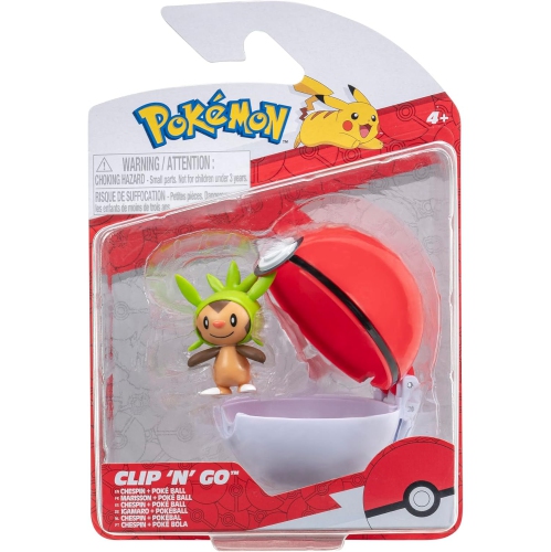 Pokémon Clip 'n'Go Poké Balls - Igamaro & Pokéball, Official Pokéball with 5 cm Figure
