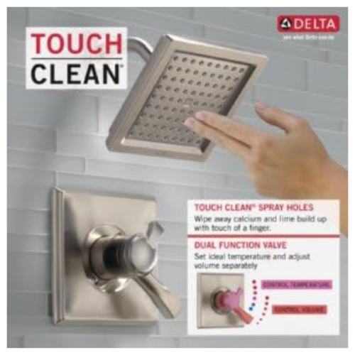 DELTA FAUCET T17251-SS Dryden Monitor 17 Series Shower Trim, Stainless