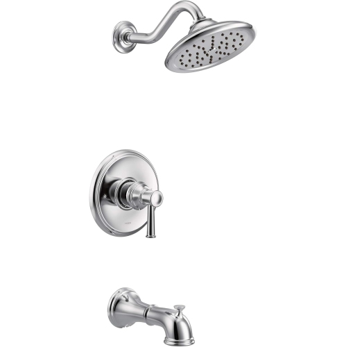 Moen UT3313 Belfield M-CORE 3-Series 1-Handle Tub and Shower Trim Kit, Valve Required, Chrome