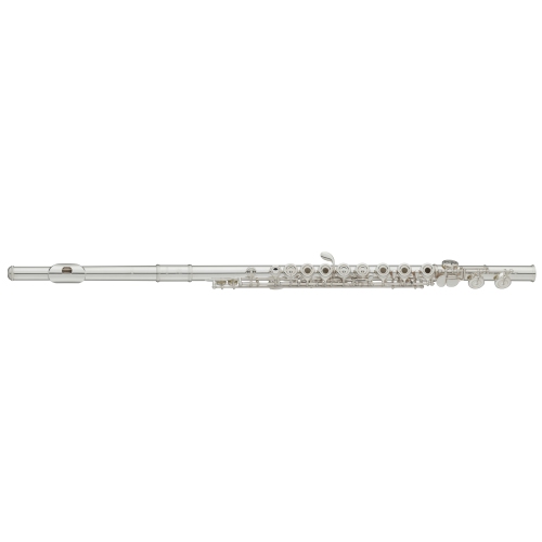 Yamaha YFL282 Standard Silver-Plated Flute with Open Holes and Inline G