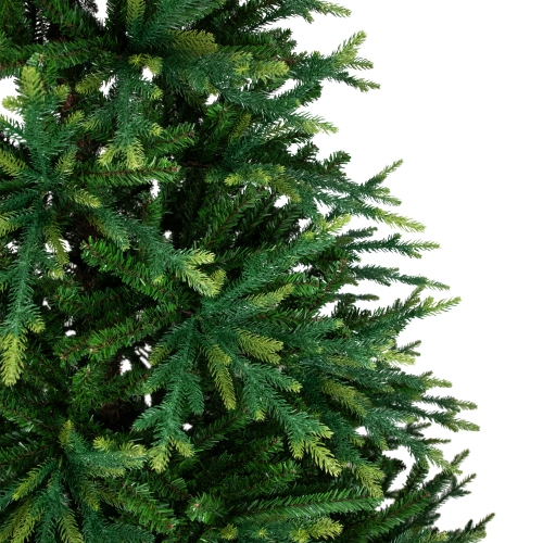 Real Touch Two-Tone River Deer Pine Full Artificial Christmas Tree - 6.5' - Unlit