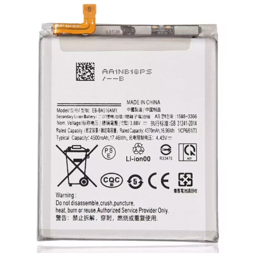 Batterie de rechange compatible avec Samsung Galaxy A51 5G (EB-BA516ABY/EB-BA516AMY)
